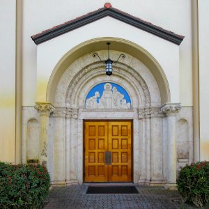 St. Anthony's Church Fort Lauderdale Florida entry
