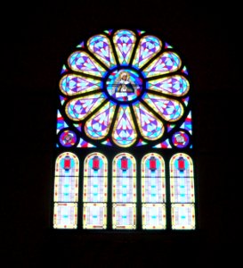 St. Anthony church (Cedar Rapids, Nebraska) E transept window 1