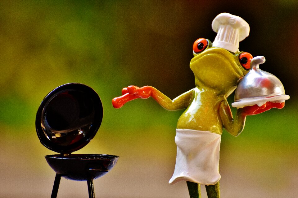 Figure funny barbecue