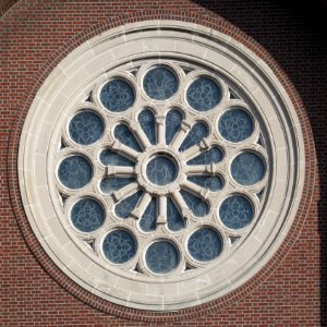 St. Basil Church, Carrick, rose window, 2020-12-10, 01