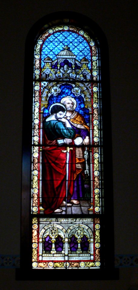 St. Benedict Nebraska City NE window 1