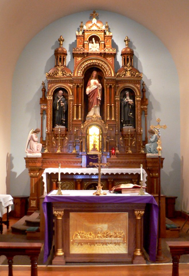 St. Benedict Nebraska City altar 1