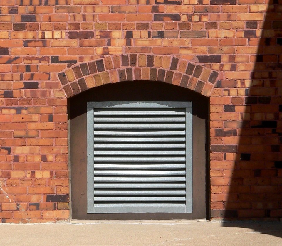 St. Boniface School (Elgin, Nebraska) W wall basement window