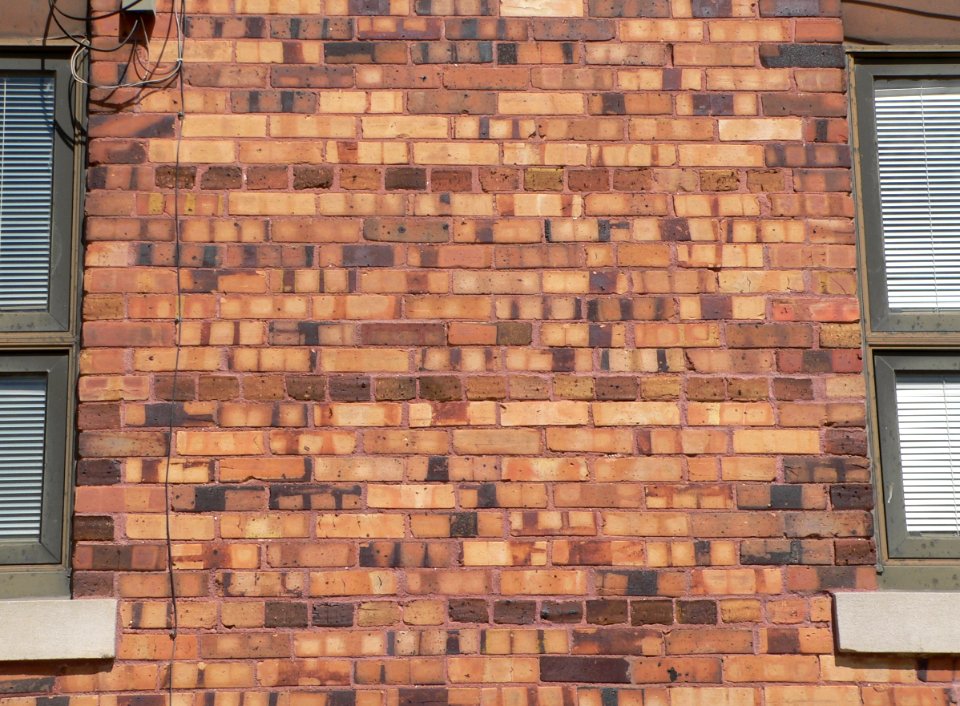 St. Boniface School (Elgin, Nebraska) W side bricks 1