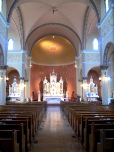 St. Anthony church (Cedar Rapids, Nebraska) interior 2