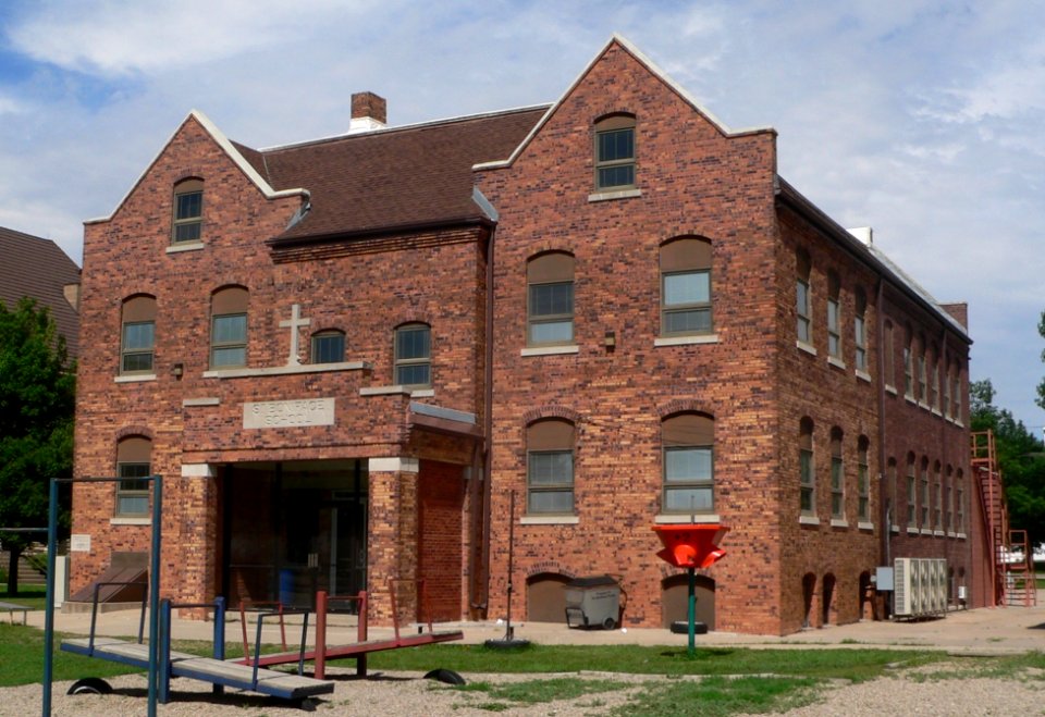 St. Boniface School (Elgin, Nebraska) from SW 1