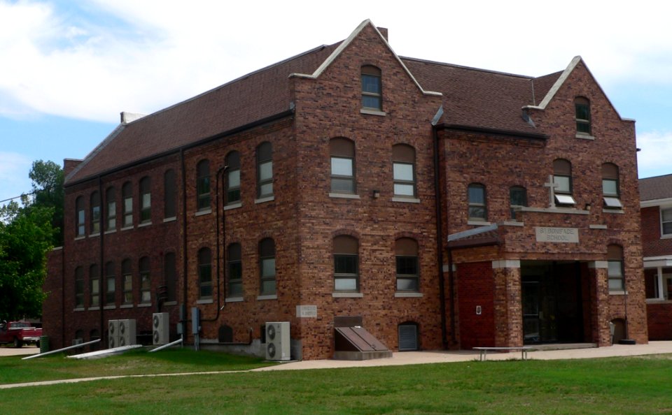 St. Boniface School (Elgin, Nebraska) from NW 2
