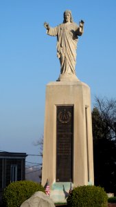 St. Basil Church, Carrick, World War II memorial, 2020-12-10, 01