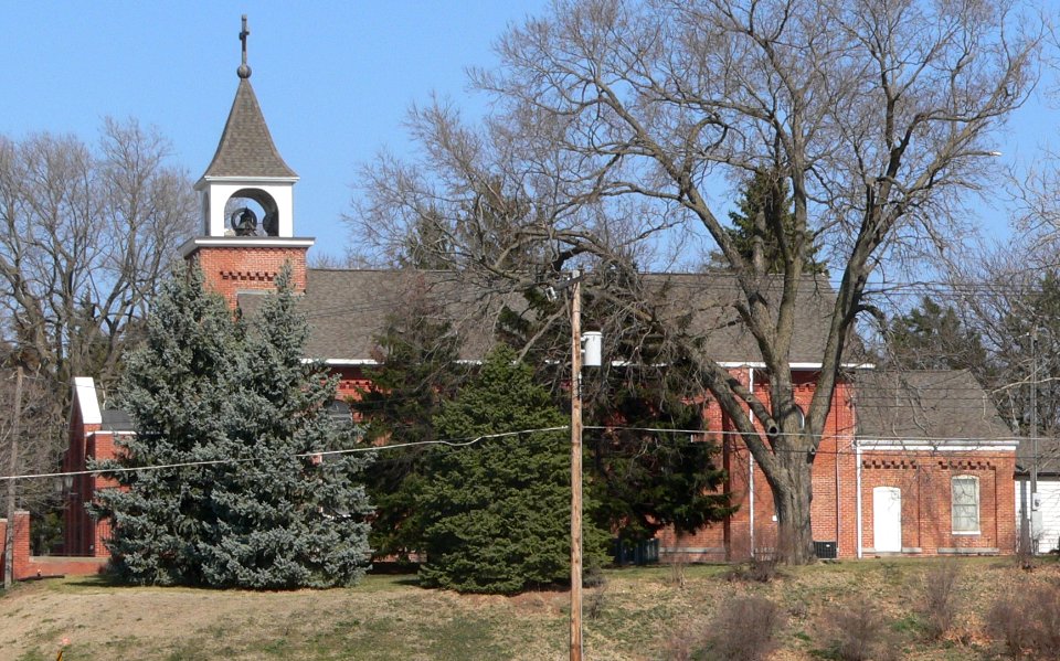 St. Benedict Church Nebraska City from SW 2