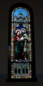 St. Benedict Nebraska City NE window 3