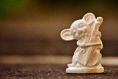 Unpainted music instrument