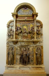 St. Clair, altarpiece from the Mosteiro de Santa Clara, 16th century - Museu Nacional de Machado de Castro - Coimbra, Portugal -DSC09928