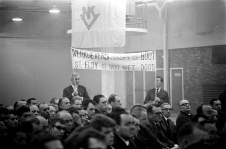 St. Eloy Katholieke Bond van metaalbewerkers bijeen in Utrecht i.v.m. nieuwe CAO, Bestanddeelnr 921-9203