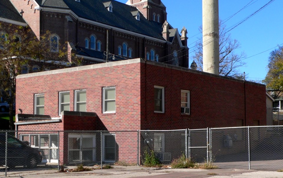 St. Boniface (Sioux City) heating plant from NE 1