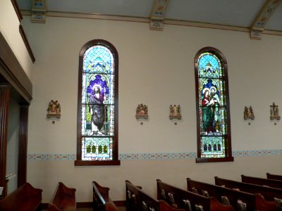 St. Benedict Nebraska City interior NE wall 2