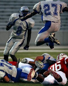 Team leaping jumping