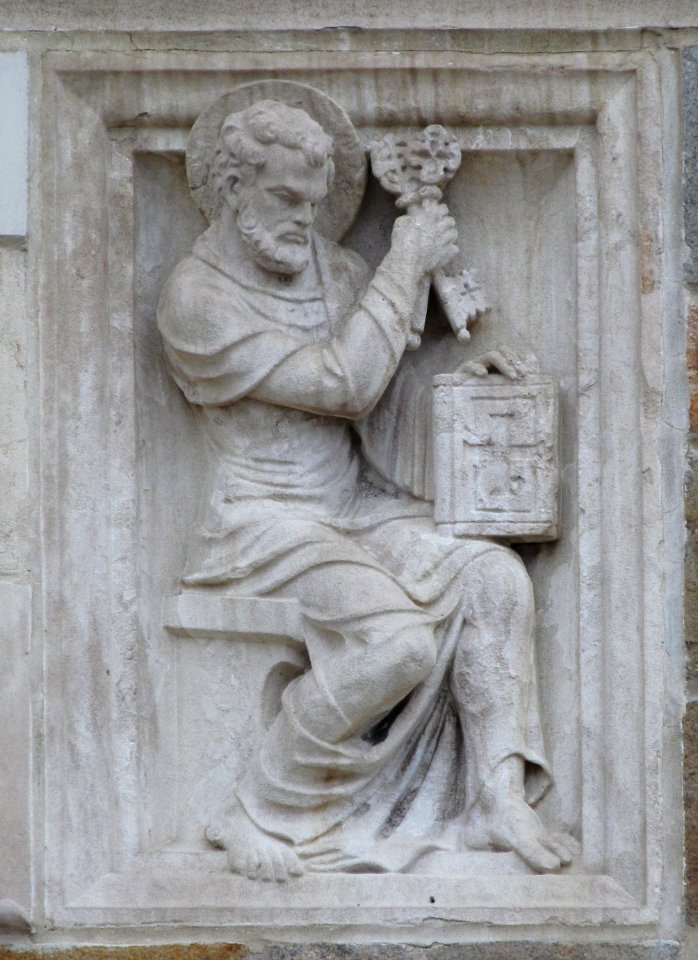 St. Bernard’s Catholic Church, Mount Lebanon, St. Peter relief, 2020-12-21, 01