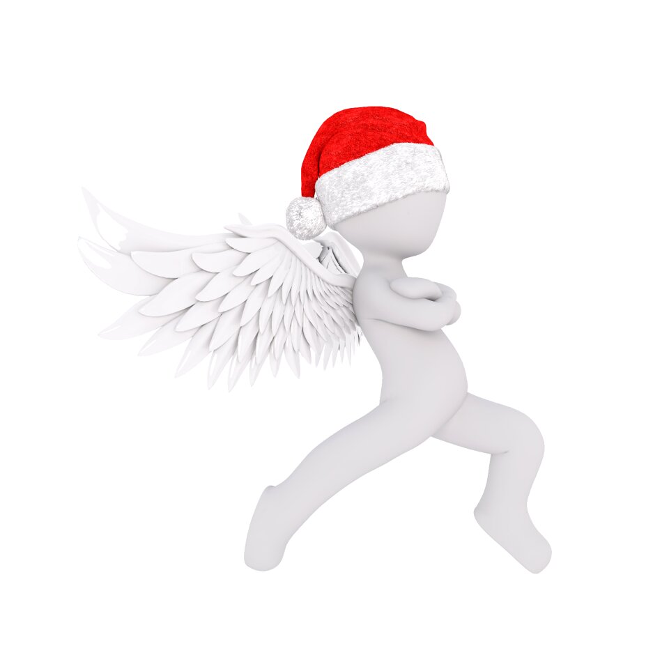 Santa hat 3d model figure