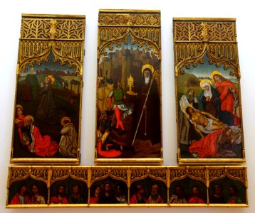 St. Claire triptych from the Mosteiro de Santa Clara, c. 1486 - Museu Nacional de Machado de Castro - Coimbra, Portugal - DSC09985