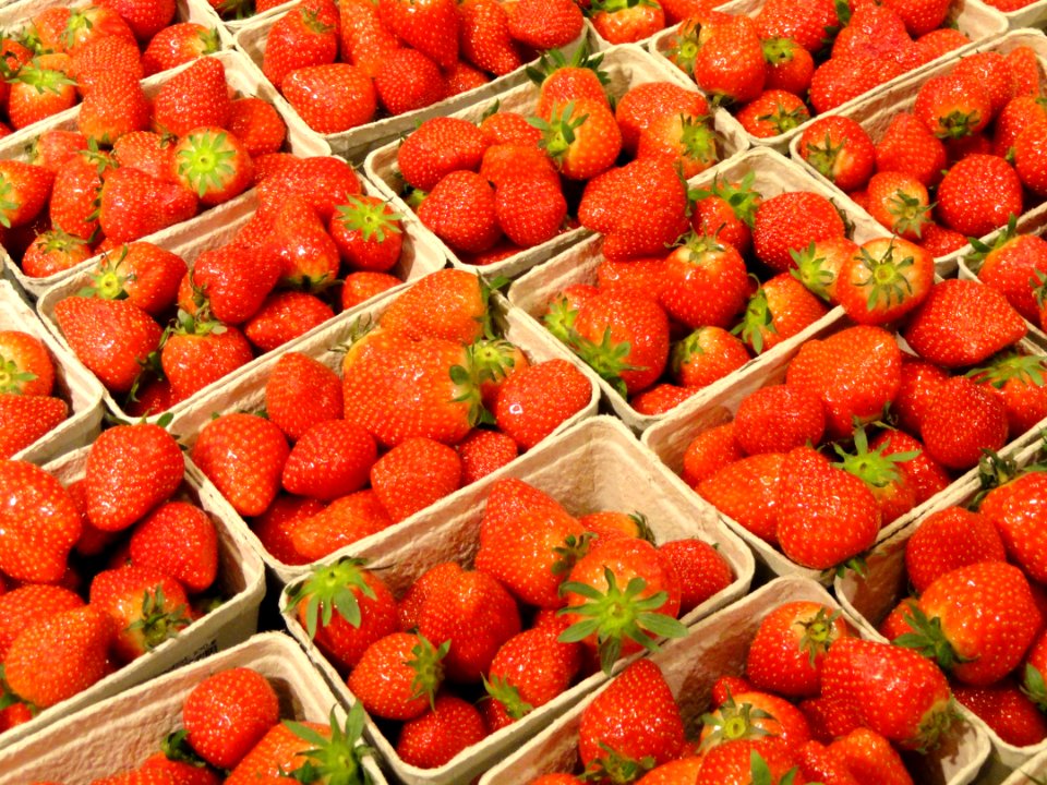 Strawberries for sale - Copenhagen - DSC08461