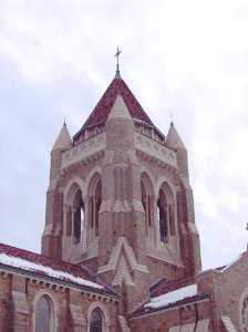 St. Bernard’s Catholic Church, Mount Lebanon, tower, 2020-12-21, 02