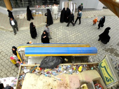 Street press booth at Iran sq Nishapur