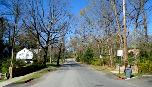 Street in Summit New Jersey April 2012 photo
