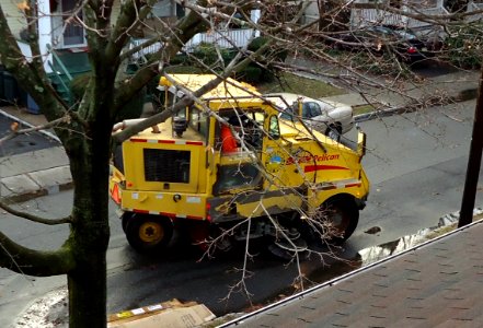 Street sweeper in Summit NJ photo