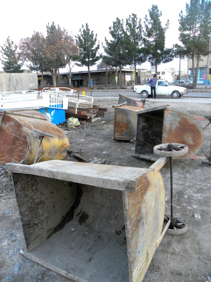 Street Sweeper carts,disordered & messy in Nishapur 5