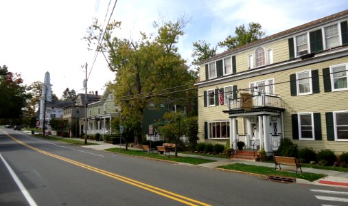 Street scene in Oldwick New Jersey