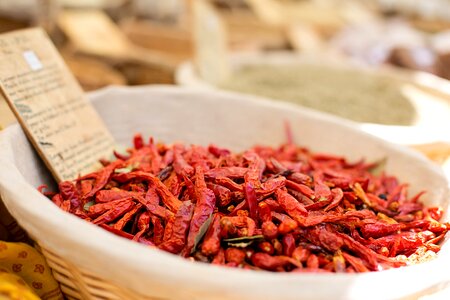 Red pepper dry