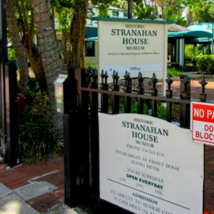 Stranahan House Fort Lauderdale Florida street entry