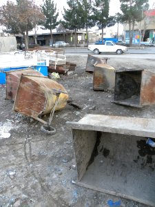 Street Sweeper carts,disordered & messy in Nishapur 4