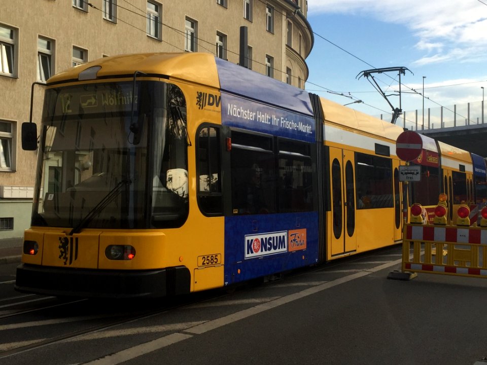Straßenbahnwagen 2585 Dresden