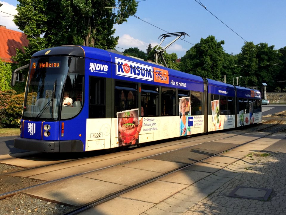 Straßenbahnwagen 2602 Dresden