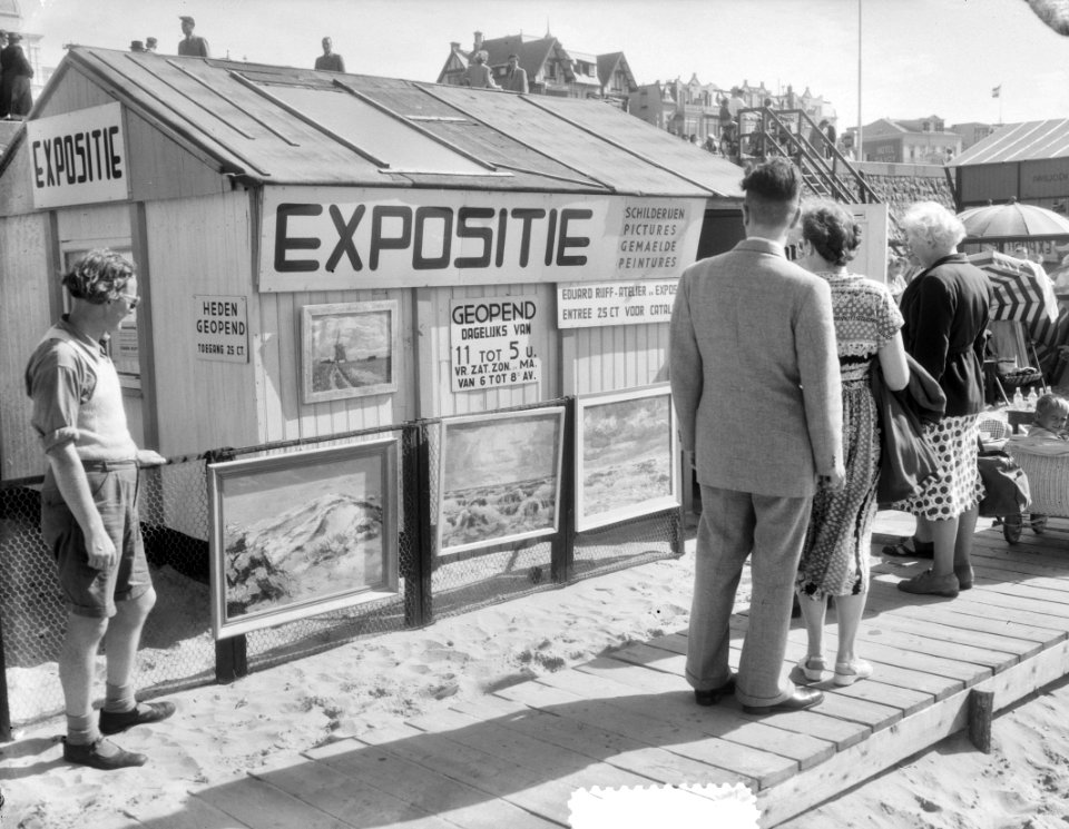 Strandschildertentoonstelling Rijff Scheveningen, Bestanddeelnr 905-2627