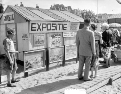 Strandschildertentoonstelling Rijff Scheveningen, Bestanddeelnr 905-2627