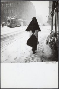 Straatbeelden, winters, sneeuw, Vijzelstraat, Bestanddeelnr 073-0165