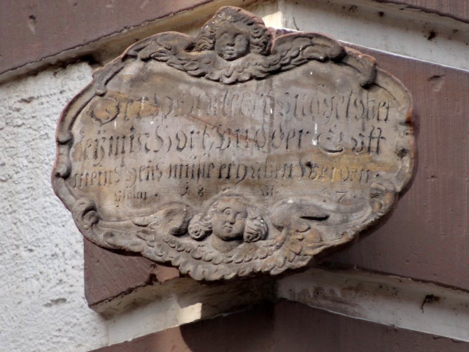 Straßeneckentafel Hauptmarkt 26, Gotha