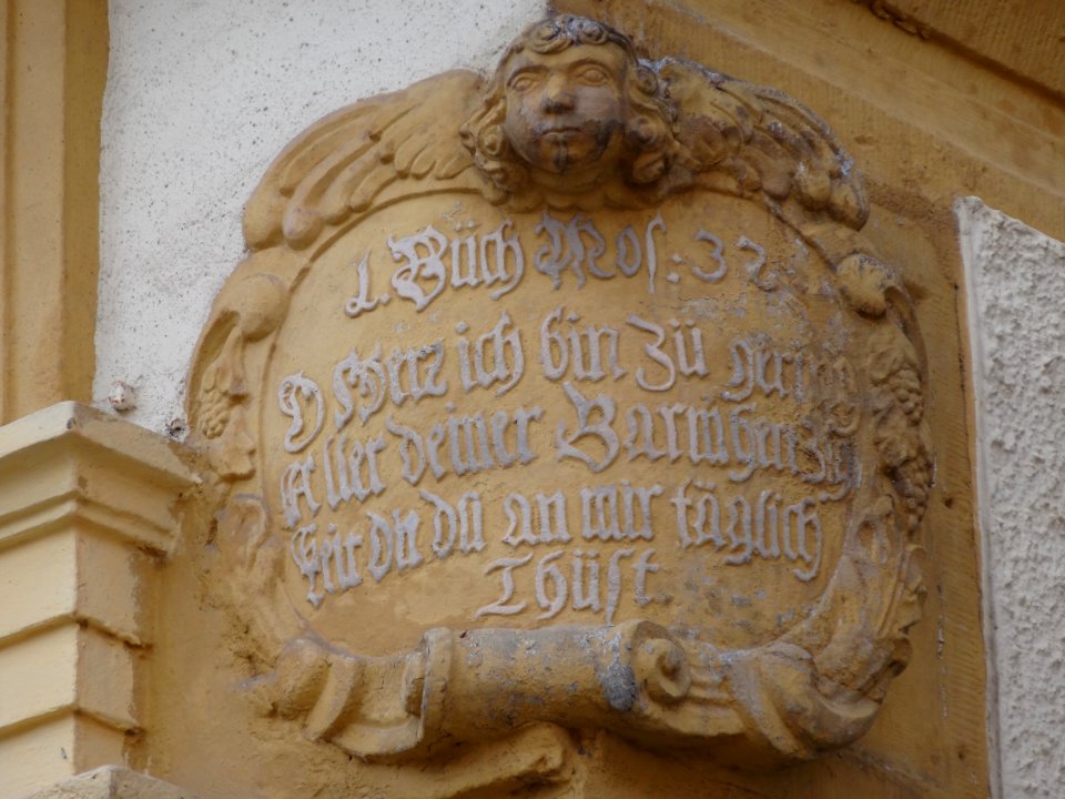 Straßeneckentafel Hauptmarkt 35, Gotha