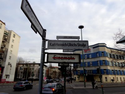 Straßenschild K-H-Ulrichs-Str in Berlin photo