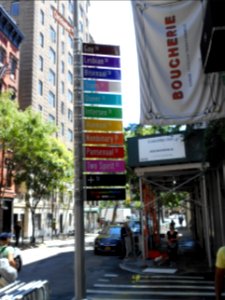 Straßenschild Christopher Street