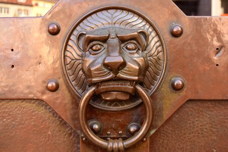 Metal input door