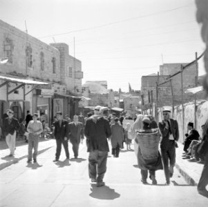Straatbeeld stadszijde Damascuspoort, Bestanddeelnr 255-5294