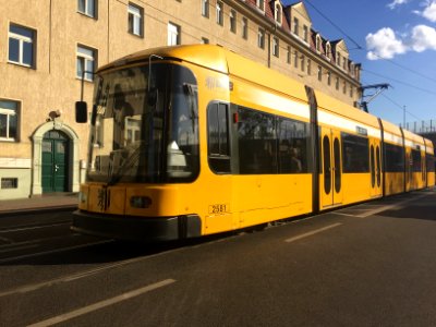 Straßenbahnwagen 2581 Dresden