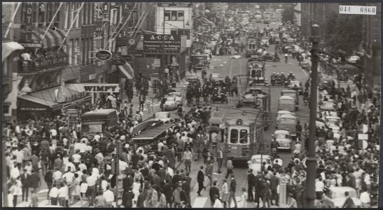 Straatbeelden, noodtoestand, Bestanddeelnr 044-0860