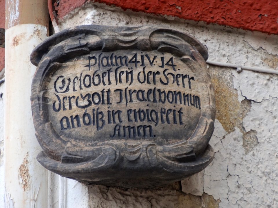 Straßeneckentafel Hauptmarkt 9, Gotha