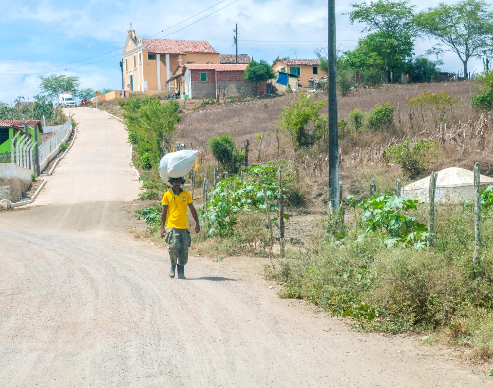 Street Colonial of Nordeste of Brazil