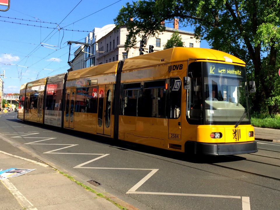 Straßenbahnwagen 2584 Dresden