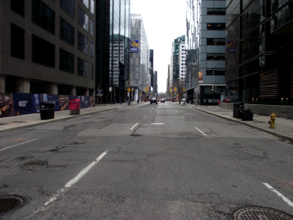 Street in downtown Toronto